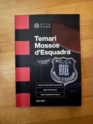 Libros oposiciones Mossos d’Esquadra
