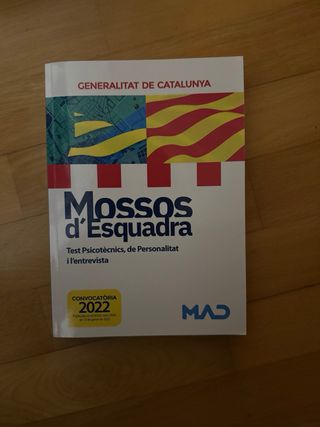 Libros oposiciones Mossos d’Esquadra