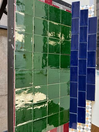 Azulejo 13x13 Esmeralda verde