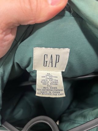 Parka GAP verde vintage