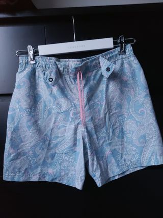 Bañador azul/rosa niño