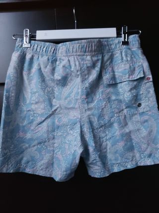 Bañador azul/rosa niño