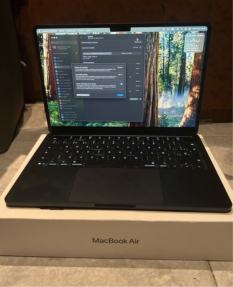 MacBook Air 13 M4 (2025) Plata 16 GB 256 Gb