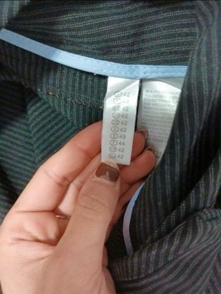 Pantalones negros de rayas