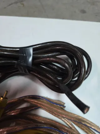 Juego Cables Car Audio RCA y Alimentación