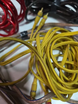 Juego Cables Car Audio RCA y Alimentación