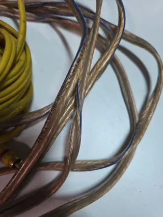 Juego Cables Car Audio RCA y Alimentación