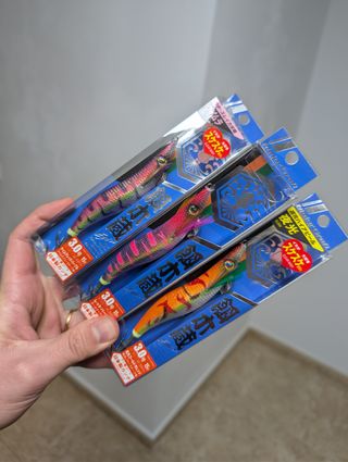 Pack 3 Señuelos Eging Major Craft 3.0 15gr