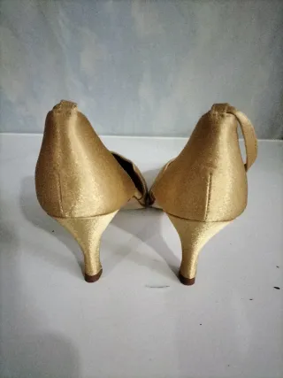 Zapatos de tacón Jennifer Palladini Beige/Oro