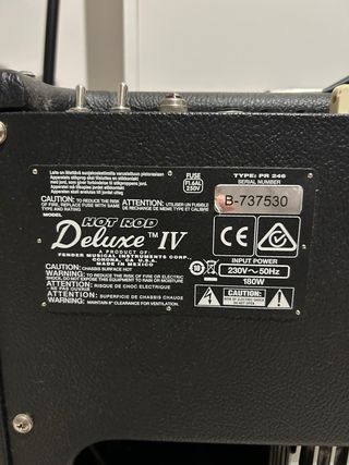 Amplificador Fender Hot Rod Deluxe IV