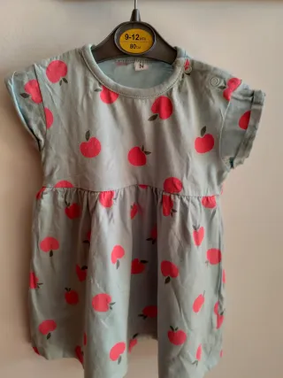 Lote 3 vestidos verano 12 meses