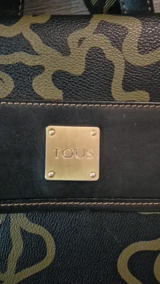 Bolso Tous Negro y Verde Oliva