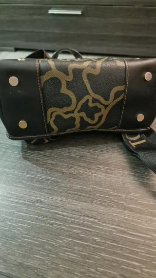 Bolso Tous Negro y Verde Oliva