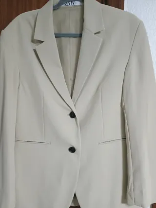 Americana Zara Beige Hombre