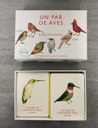 Juego de memoria “Un par de aves”