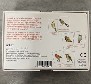 Juego de memoria “Un par de aves”