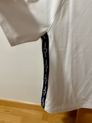 Polo Fred Perry Blanco