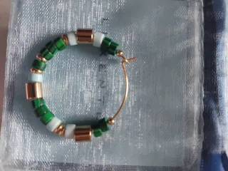 Pendientes Luxenter Oro y Verde