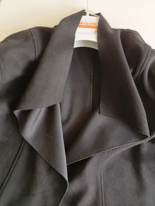 Soprabito similcamoscio nero