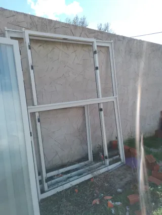 Ventanas aluminio abatibles 4 unidades varias medi