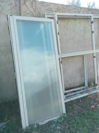 Ventanas aluminio abatibles 4 unidades varias medi