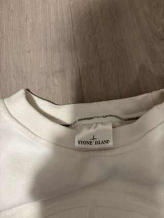 Sudadera Stone Island Blanca