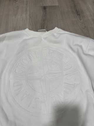 Sudadera Stone Island Blanca