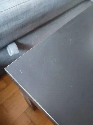 Mesa auxiliar negra Ikea