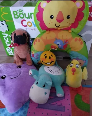 Lote peluches, sonido y luces para dormir