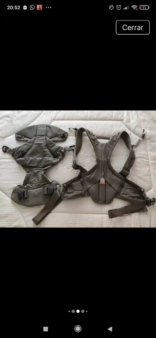 Mochila Portabebés Stokke MyCarrier Marrón