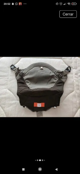 Mochila Portabebés Stokke MyCarrier Marrón