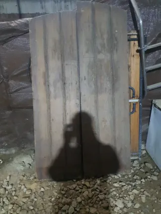 Puerta antigua madera sin marco tengo dos unidades