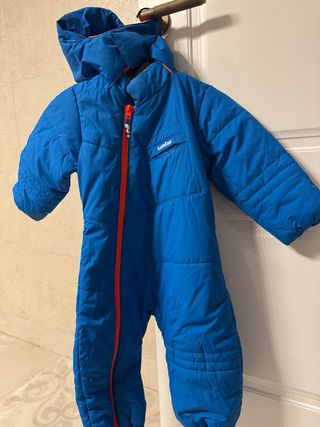 Traje de esquí azul 2 años