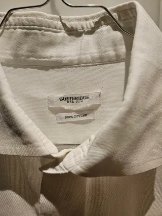 5 Camicie Gutteridge 100% Cotone Blu/Bianco Taglia