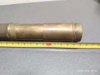 Antiguo Catalejo Naval de Bronce