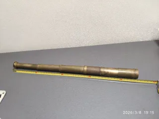 Antiguo Catalejo Naval de Bronce