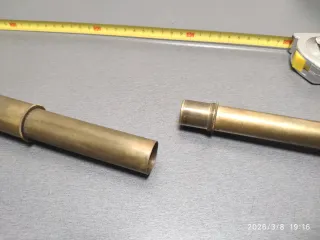 Antiguo Catalejo Naval de Bronce