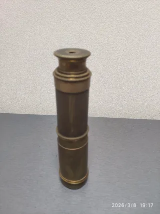 Antiguo Catalejo Naval de Bronce