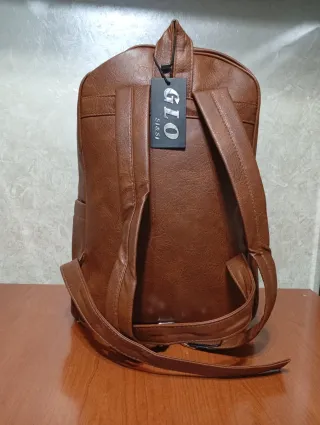 Zaino uomo marrone nuovo