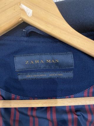 Chaqueta Bomber Azul