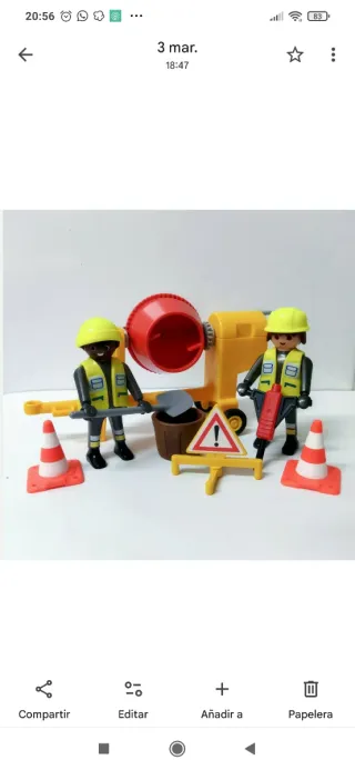 Obreros de playmobil