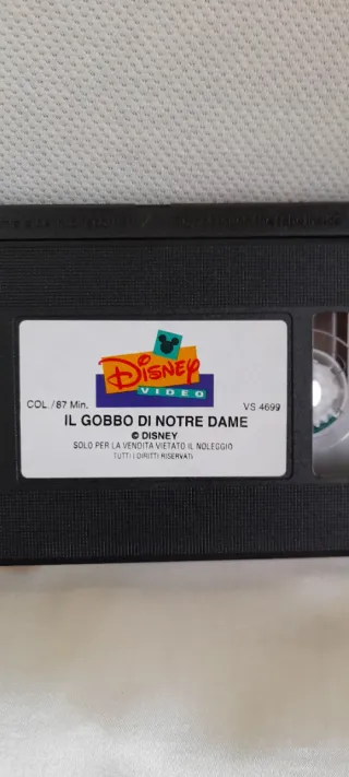 Il Gobbo di Notre Dame VHS Walt Disney Classici