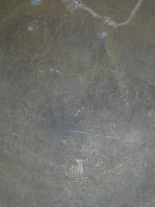 Tavolino Orientale Vassoio Ottone