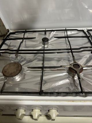 Hornillo portátil gas con horno y cocina