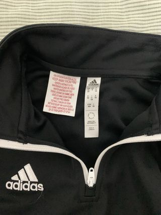 Jersey Adidas Negro 1/4 Cremallera