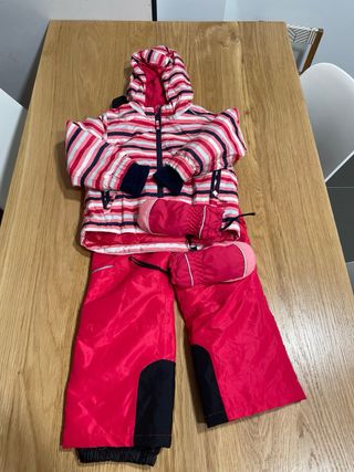Chaqueta infantil rayas esquí nieve
