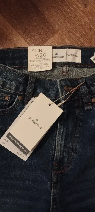 Pantalón vaquero Springfield azul