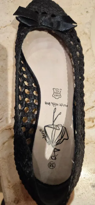 Bailarinas negras Wonders talla 38