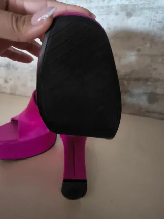 Sandalias Zara Talla 42 Rosa