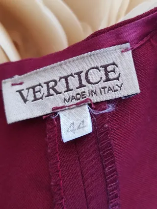 Abito smanicato bordeaux vintage primi anni 2000